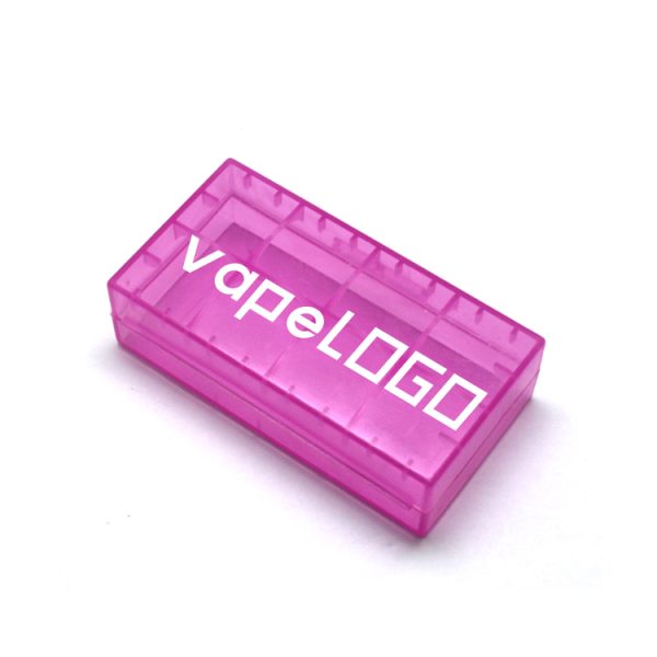 Custom logo 18650 battery case