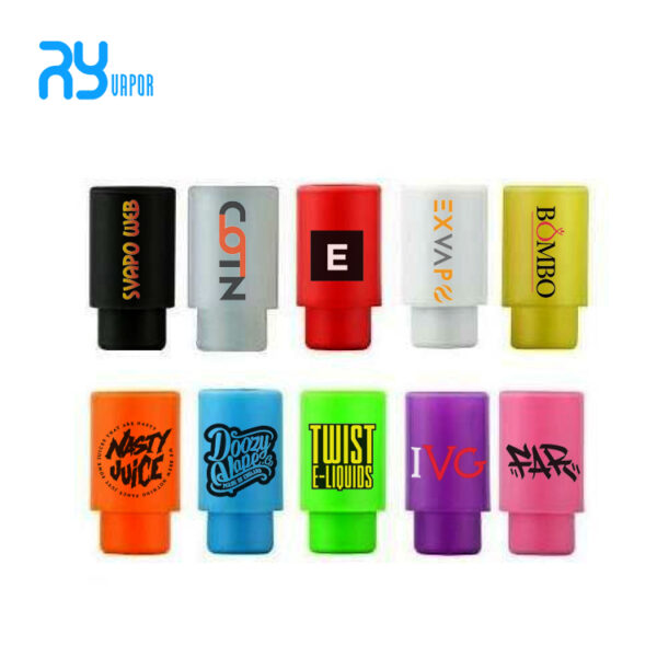 Custom logo 510 tester drip tip silicone mouth pipe
