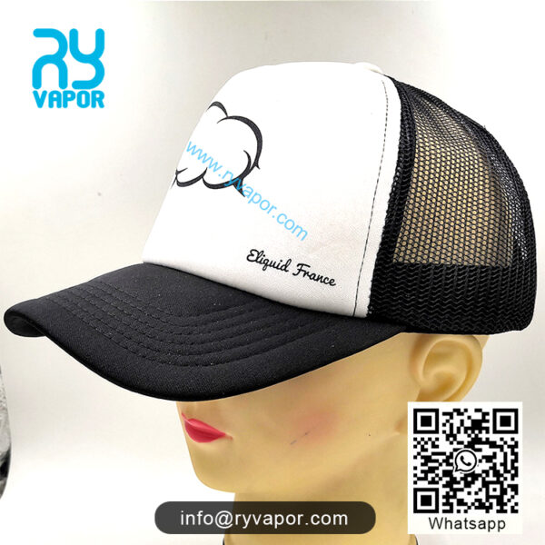 Customizable baseball cap for vape expo vape shops
