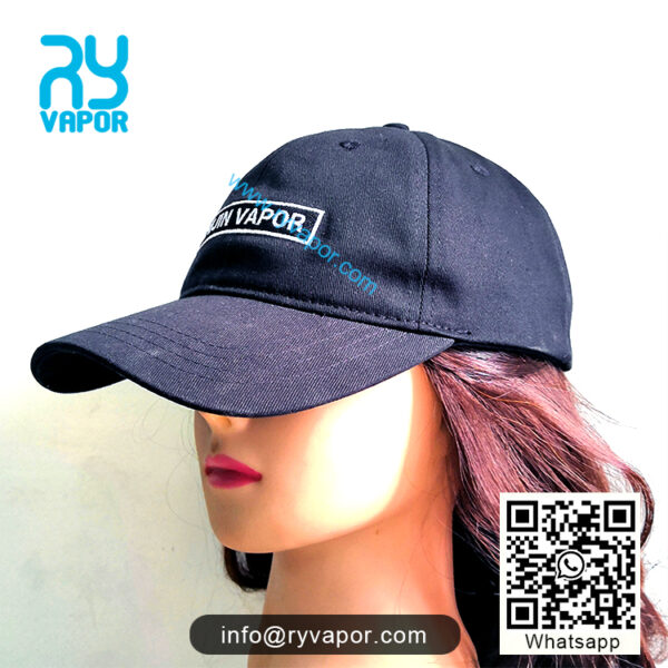 Customizable baseball cap for vape expo vape shops