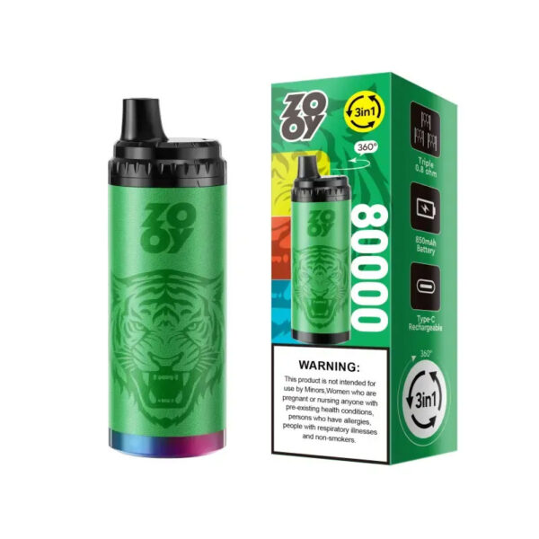 ZOOYVAPE king TRIPLE 3IN1 80000puffs