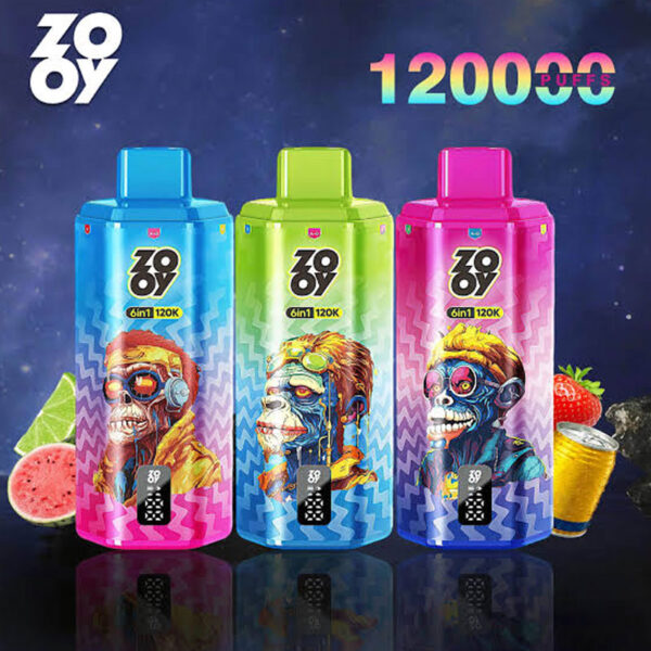ZOOYVAPE 6IN1 120Kpuffs Free shipping